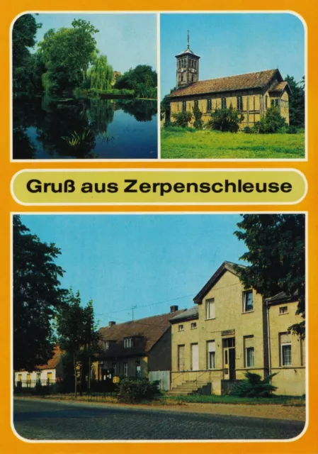 05-C289 Ansichtskarte Zerpenschleuse Bernau Wandlitz Brandenburg DDR