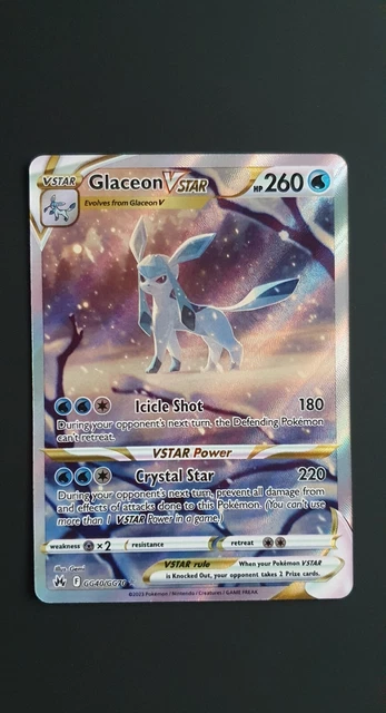 Glaceon VSTAR GG40/GG70 Zenit der Könige Crown Zenith Pokemon Englisch