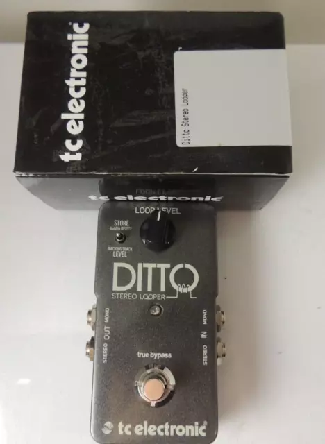 TC Electronics Ditto Stereo Looper Effects Pedal Phrase Sampler Free USA Ship