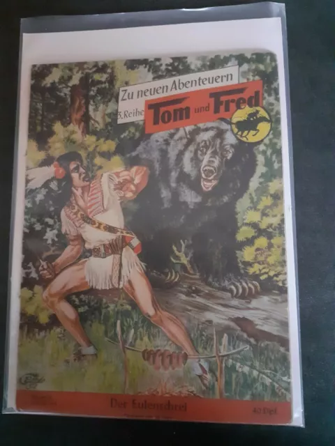 Tom und Fred Nr.: 52, Hans Kilian Verlag, ....Western Roman (Original) ##2569