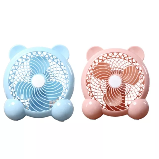 7-Inch USB Desktop Fan Portable 2 Speed 500mAh Operated Personal Fan