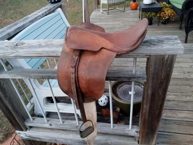 Whitman Saddleseat Cutback Saddle 18 1/2 Long This Is From A Storage Unit Find.