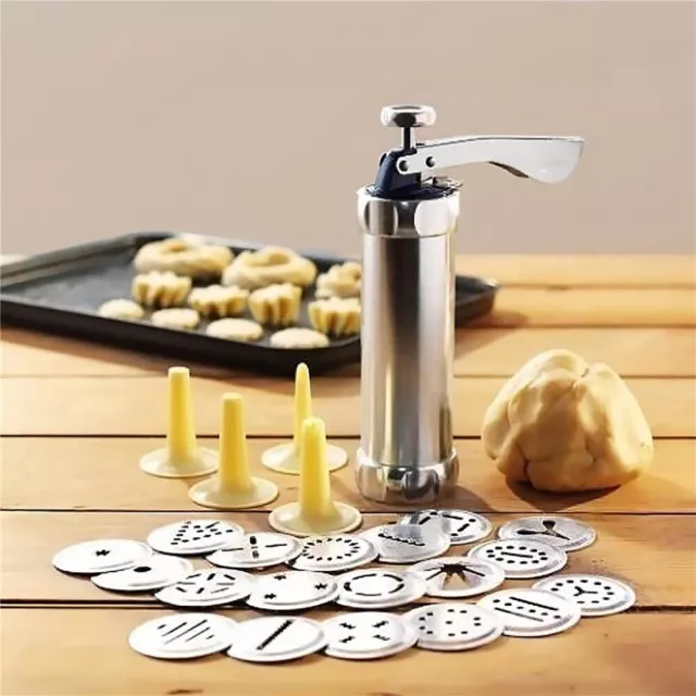 Decor 4 Nozzles Biscuit Making Cookie Maker Pump Press Machine Cookie Tools