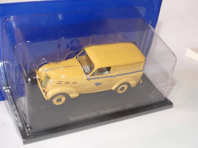 RENAULT R2101 DAUPHINOISE 1963 PTT LA POSTE UNIVERSAL HOBBIES  1:43 blister