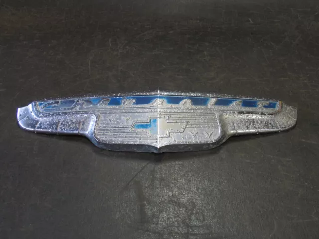 1952 Chevrolet Styleline Fleetline Coupe Hood Emblem Rat Rod