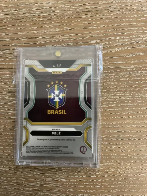 2022 Panini Prizm FIFA World Cup Signatures PELE AUTO Brazil #S-P AUTOGRAPH SP 3