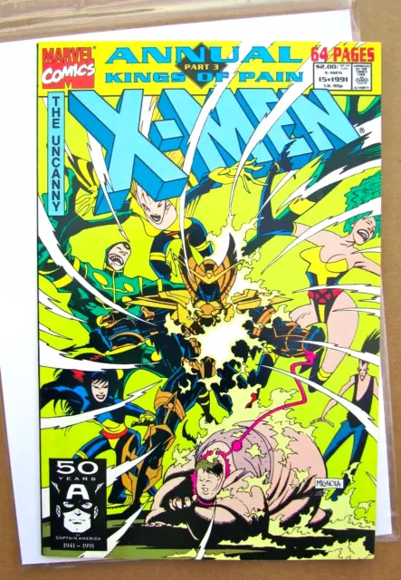 UNCANNY X-MEN ANNUAL #15 Marvel Comics 1991 Mike Mignola Cover bagged & board