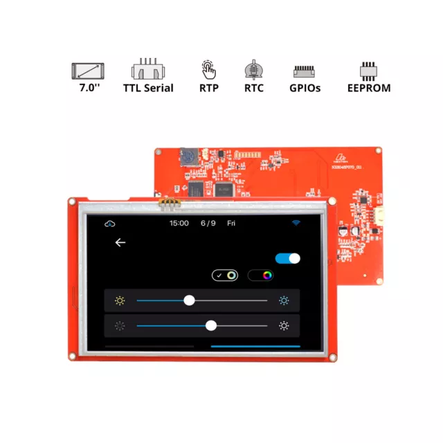 NEXTION 7,0'' Zoll LCD-Touch-Display-Modul Multifunktions-HMI Resistiv/Kapazitiv