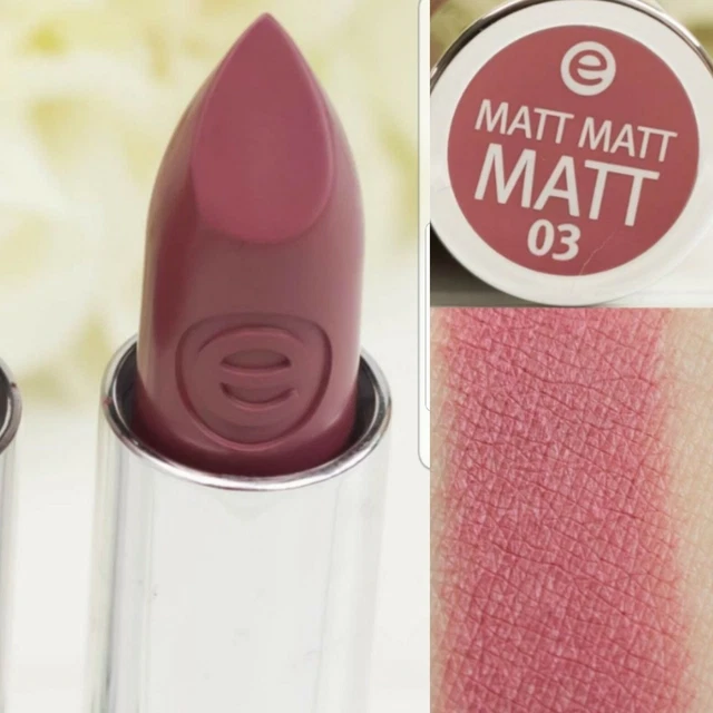 Essence Lippenstift 'matt Matt Matt', Farbe 03 Wow Effect – Hochpigmentiert & Parabenfrei
