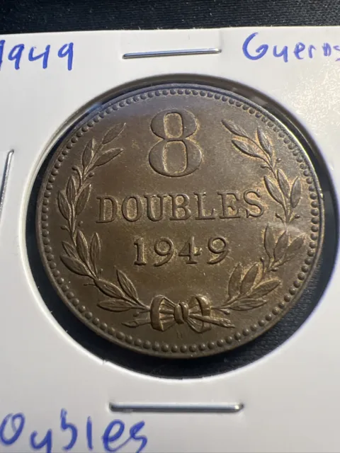 1949 Guernsey *8 Doubles - Nice Grade Z146