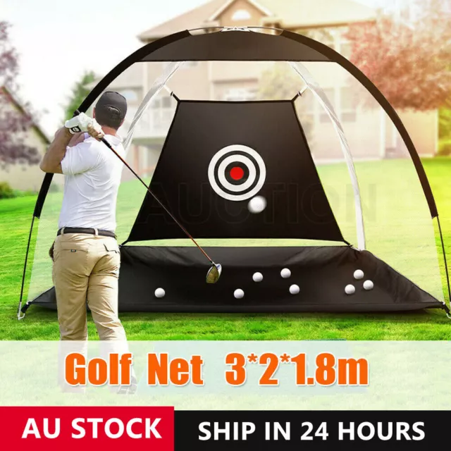 3M Golf Practice Net Hitting Mat Chipping Cage Driving Netting Training Aid Kit