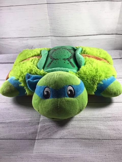 Teenage Mutant Ninja Turtles Leonardo Pillow Pets Dream Lites Night light WORKS