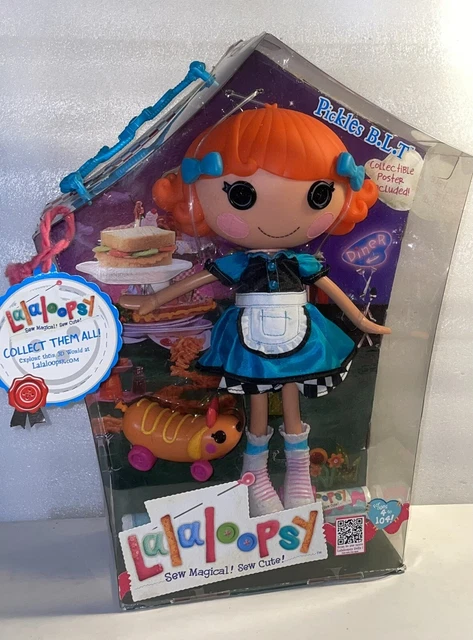 Lalaloopsy Pickles BLT Large 12" Doll Rollerskates Hotdog Pet w Poster RET. 2012