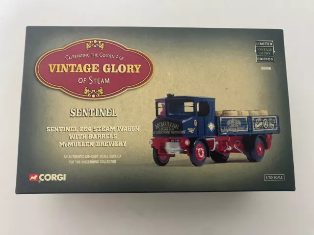 Corgi Sentinel DG4 Steam Wagon McMullen Brewery Diecast Model Truck 1/50 Scale