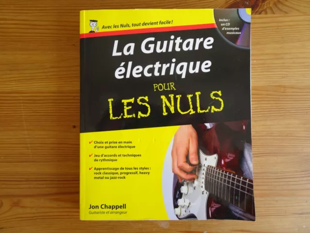 LA GUITARE ÉLECTRIQUE pour les Nuls, Jon Chappell, + CD audio, 2004 EUR  9,90 - PicClick FR