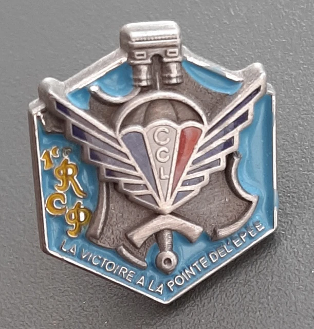 Pin's Parachutiste 1er RCP – Insigne Miniature Vintage Original – 10x13 Mm