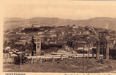 * 9824 CPA 42 saint etienne-general view - the hutch and shaft chatelus