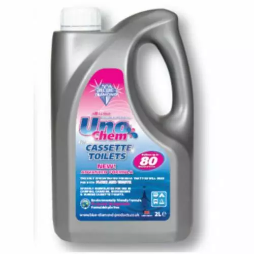 Blue Diamond All-in-One Uno Chem Caravan Chemical Toilet Fluid 2L Bottle