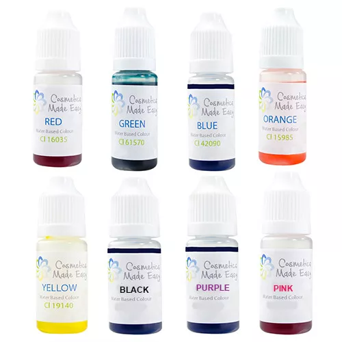 Cosmetic Liquid Colour - Water Based Dye, Soap Making, Creams, Bath Bombs