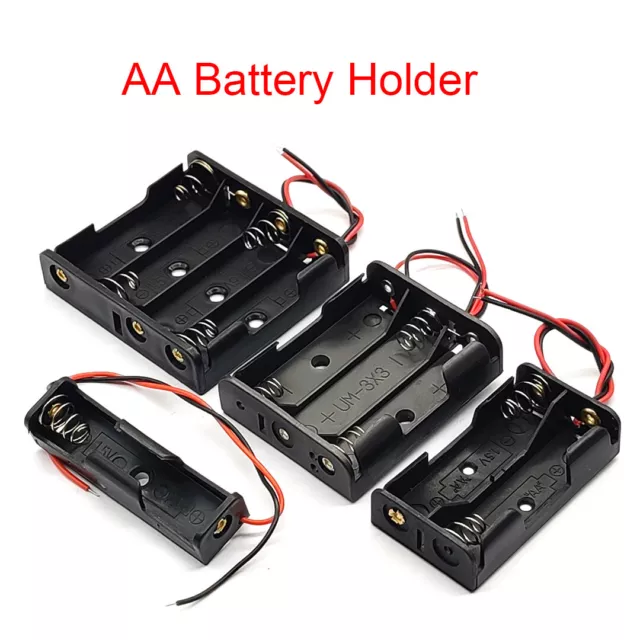 PORTAPILAS En Serie Pila AA 1.5V Con Cable Alimentacion PCB Battery Holder  C71
