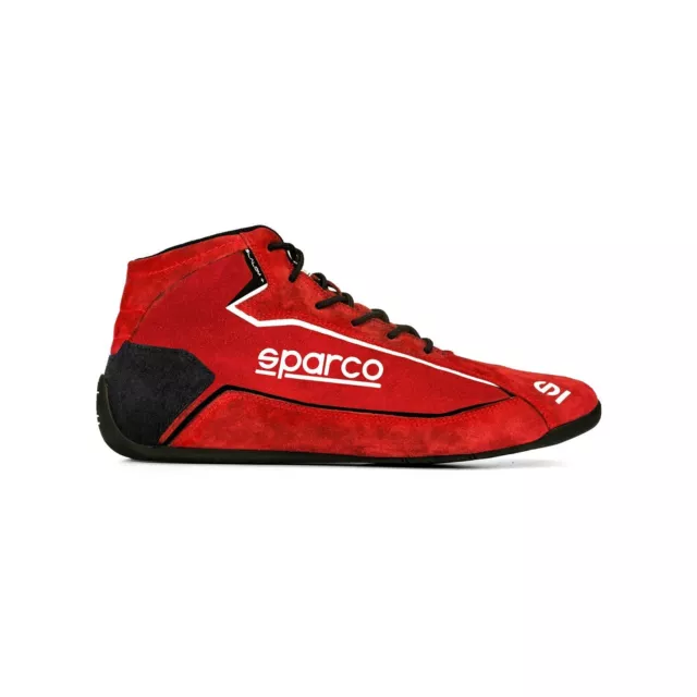 Neu Sparco Fahrerschuh SLALOM+ Rot (mit FIA homologation) (43)