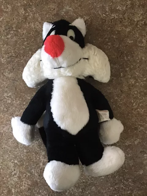 1971 Sylvester The Cat Plush Warner Bros. Mighty Star 18” Vintage Looney Tunes