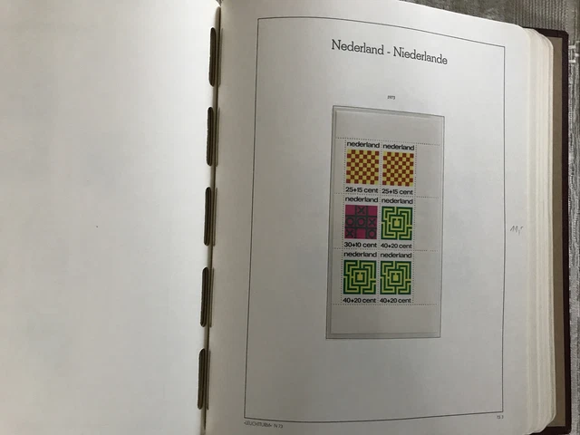 Sammlung Niederlande 1867 - 1984 postfrisch und gest. in  Leuchtturm-Vordrucken 14
