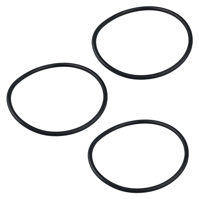 3 pz anello di guarnizione O in gomma flessibile 110 mm x 5 mm nero C7N9