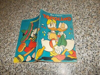 Topolino Libretto N.19 Originale Mondadori Disney Mb/Ott 1950 + Bollino E Gioco