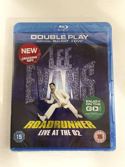 LEE EVANS ROADRUNNER Live at the O2 Blu-ray 2011 Lee Evans cert 15- NEW - Lee Evans Live At The O2 Roadrunner