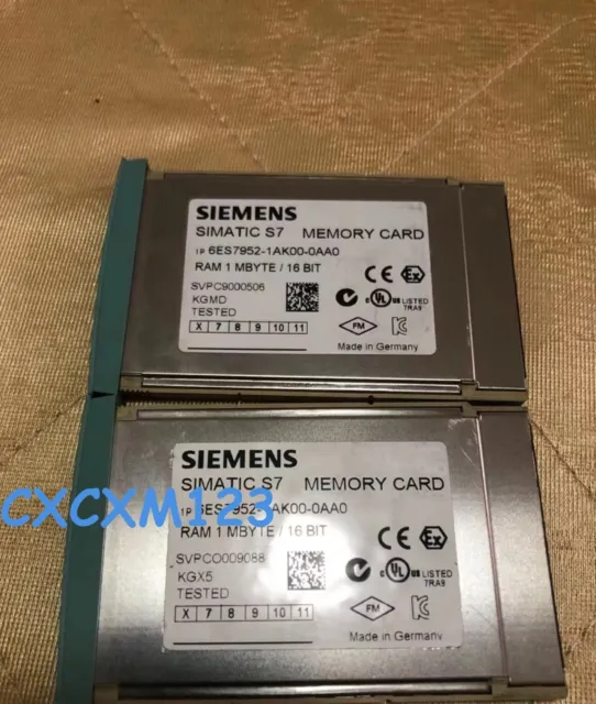 ONE Used Siemens 6ES7 952-1AK00-0AA0 6ES7952-1AK00-0AA0