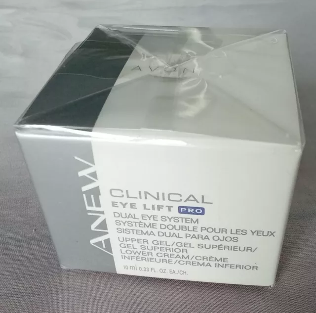New AVON Anew Clinical EYE LIFT PRO Dual Eye System FULL SIZE NOS USA Made