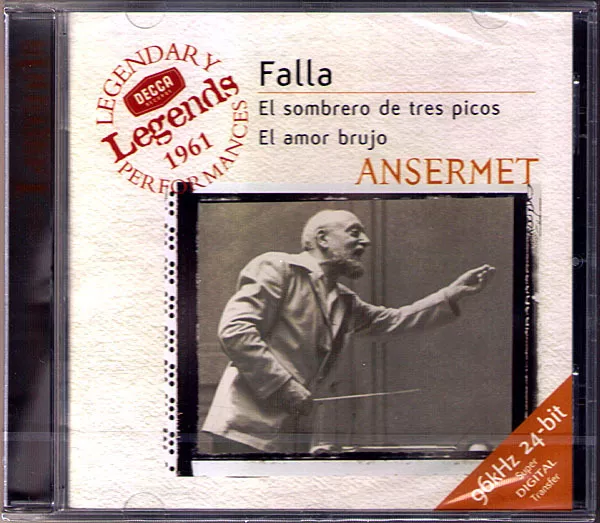 Ernest ANSERMET: FALLA El sombrero de tres picos Amor Brujo Teresa BERGANZA CD