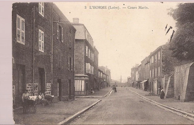 Cpa 42. L Horme Cours Marin. Animee.1914.N°3.Be