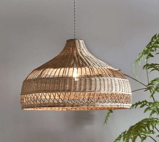 COX COX Large Woven Rattan Natural Lampshade RRP 225 185.00