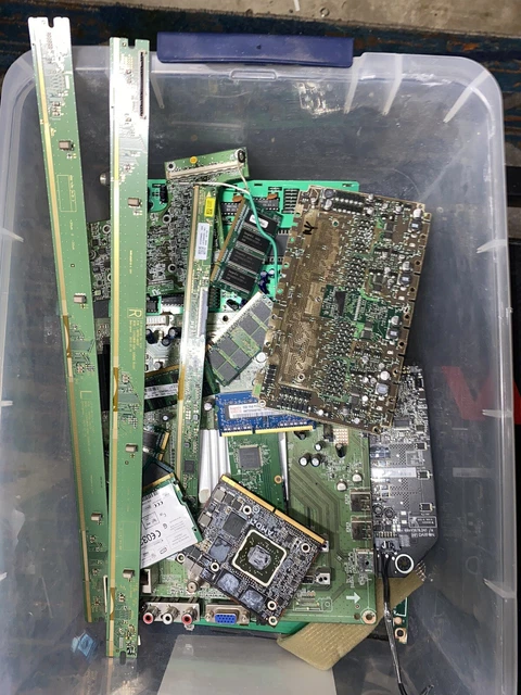12lb Scrap Gold Recovery Mother boards, various high grade boards part from 1980 12lb Scrap Gold Recovery Mother boards, various high grade boards part from 1980
