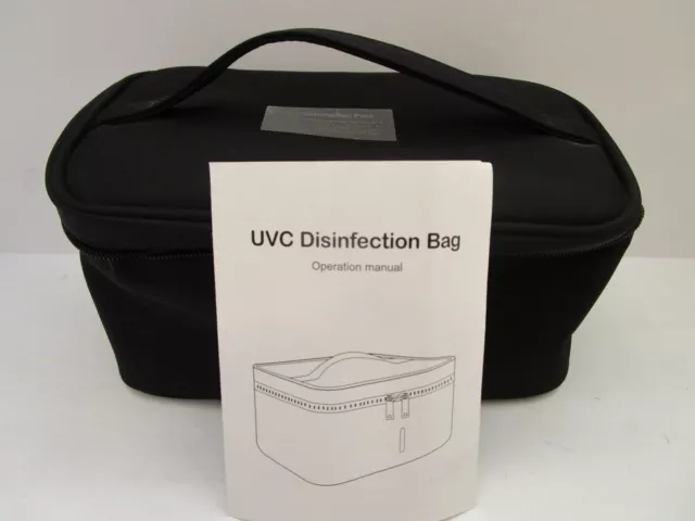 Portable UV Sterilizing Bag UVC Light Foldable Disinfection Bag Cleaner Box