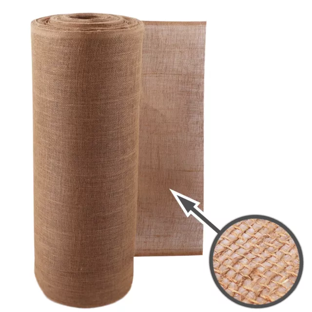 Jutegewebe 105g /215g / 305g Jutematte Gartenjute Sackleinen Juteband 1m breit 3