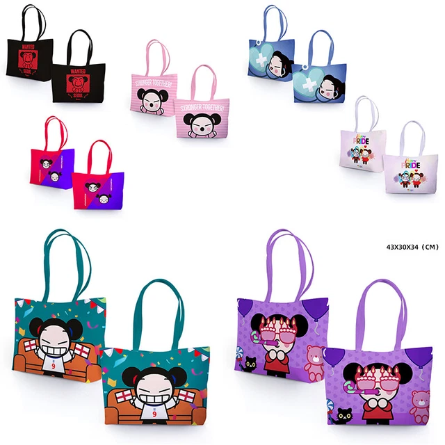 Pucca Garu Shopping Bag Women Shopping Bag Large capacity Tote Funny Love Story