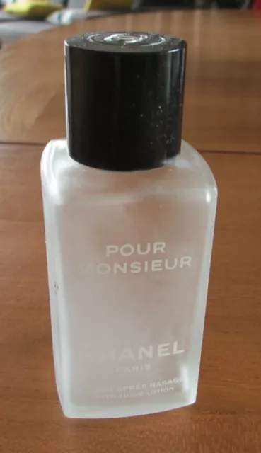 Flacon VIDE  ''POUR MONSIEUR'' de CHANEL,lotion après-rasage