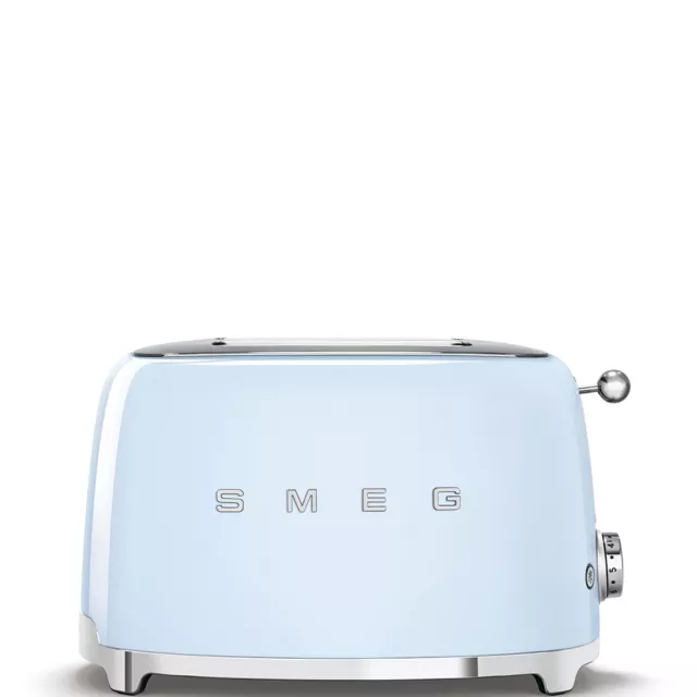 SMEG 50's Retro Style 2 Slice Toaster PASTEL BLUE :TSF01GRUK  EAN 8017709189105