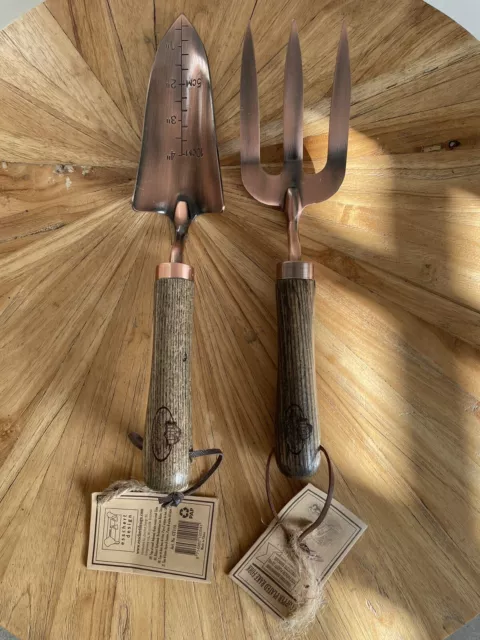 Personalised Copper Trowel And Fork Set Better Condition Set