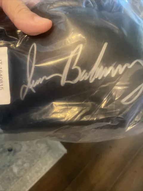 Iran The Blade Barkley Autographed Signed Everlasting Boxing Glove Coa Sticker 2