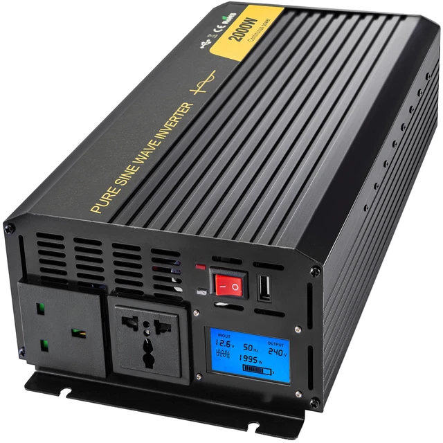 Inverter A Onda Sinusoidale Pura 3000W Marchfunny: Per Camper, Pannelli Solari, Viaggi