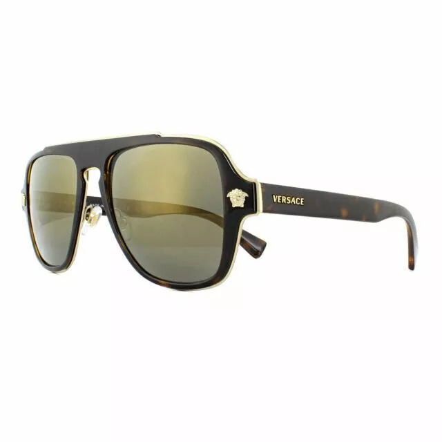 Versace Mens Tortoise/Gold sunglasses 0VE2199 12524T 56mm 2