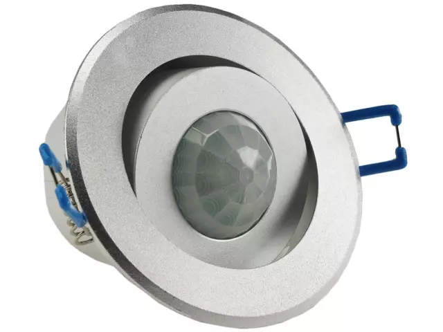 360° Decken Einbau Bewegungsmelder Alu LED 10-1200 Watt geeignet 6m schwenkbar