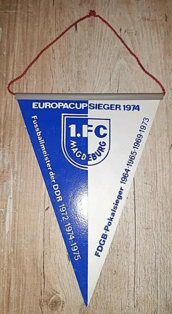 *RAR* Wimpel 1.FC Magdeburg Erfolge bis 1975 DDR Oberliga FCM 1.FCM Fussball DFV
