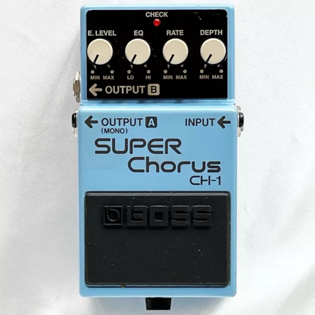 BOSS CH-1 SUPER Chorus 2005  Guitar Pedal MIT From Japan PSA Gray Label
