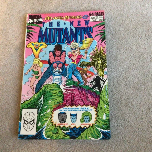 The New Mutants Annual #5 - Atlantis Attacks - Marvel