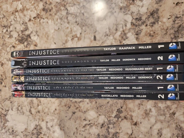 Injustice: Gods Among Us Year 1, 2, 3 Hardcover Lot(DC Comics)